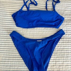 Blue Women's Swimwear Set